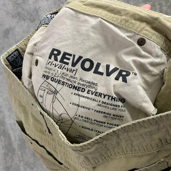 Kuhl Revolvr Pants Men's 36x32” Outdoor Hiking Gorpcore Beige Straight Leg *FLAW - Picture 16 of 16